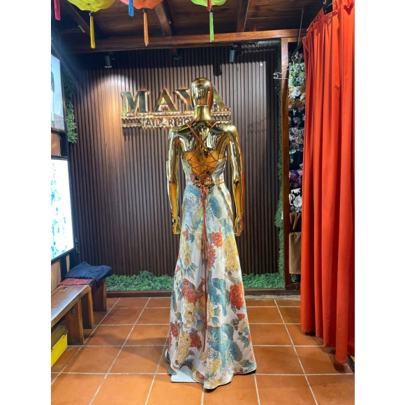 two-piece silk dress luxury